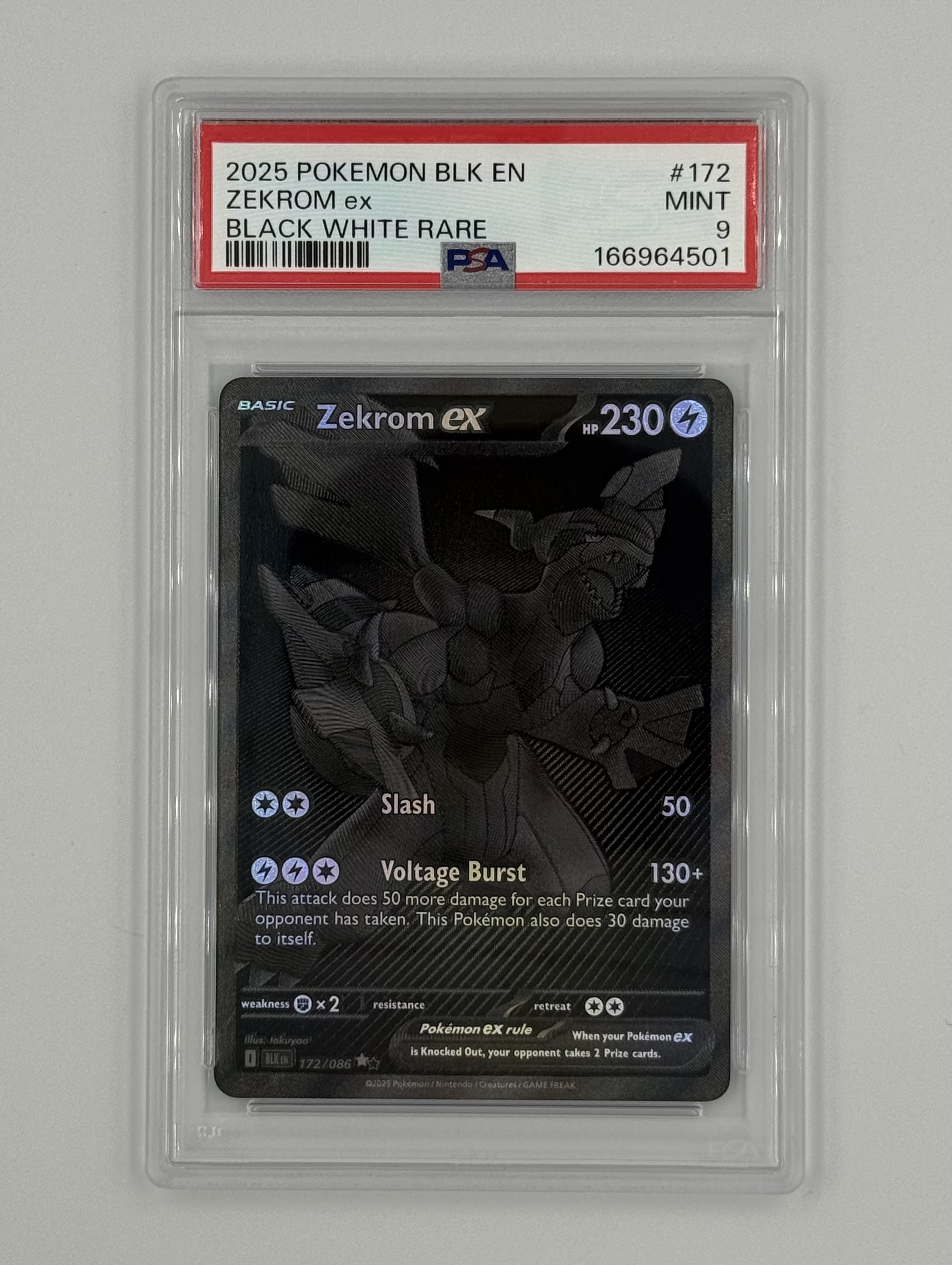 Zekrom EX 172/086 PSA 9 - Billede 1