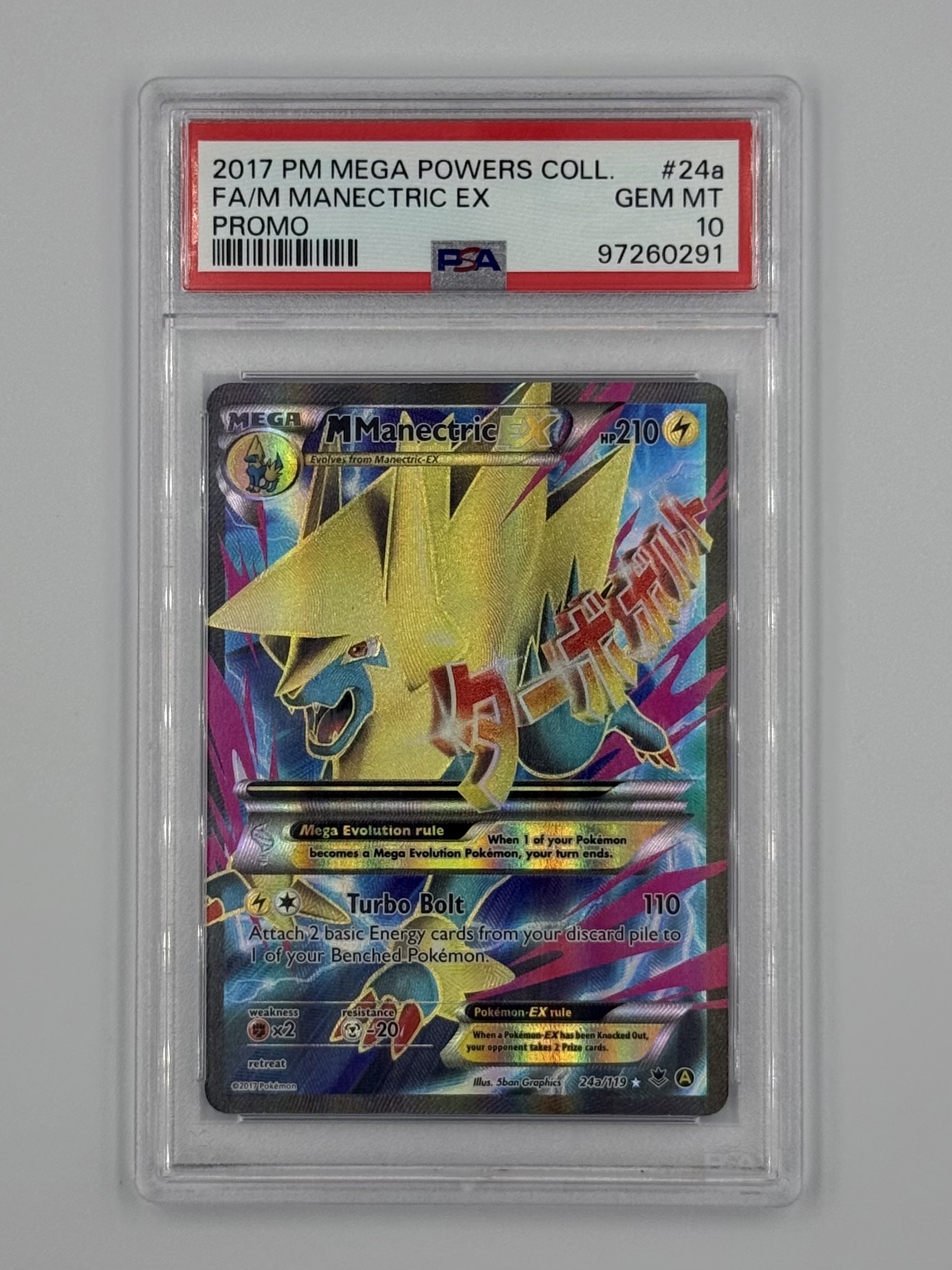 M Manectric EX 24a/119 PSA 10 - Billede 1