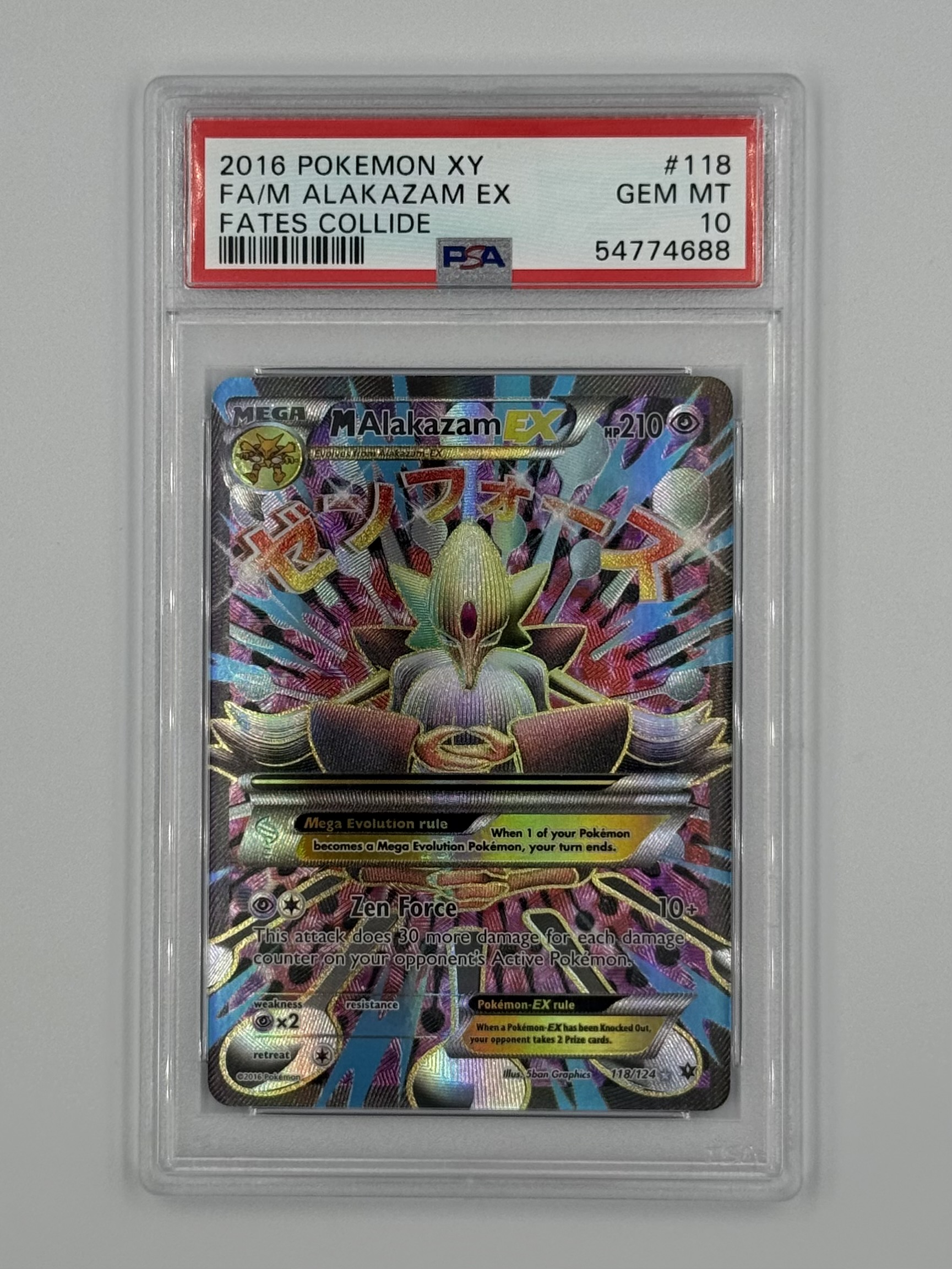 M Alakazam EX 118/124 PSA 10 - Billede 1