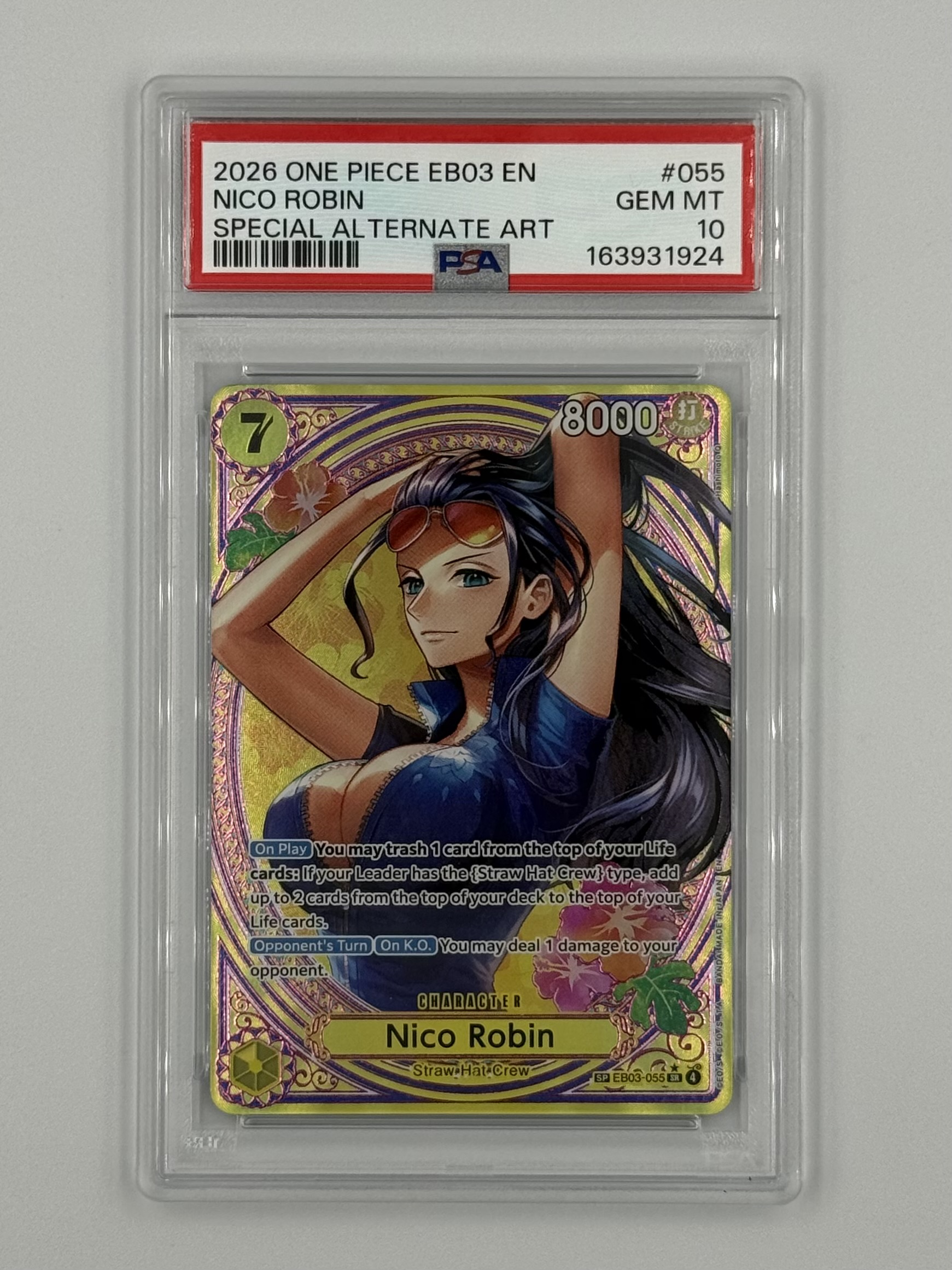 Nico Robin EB03-055 PSA 10 - Billede 1