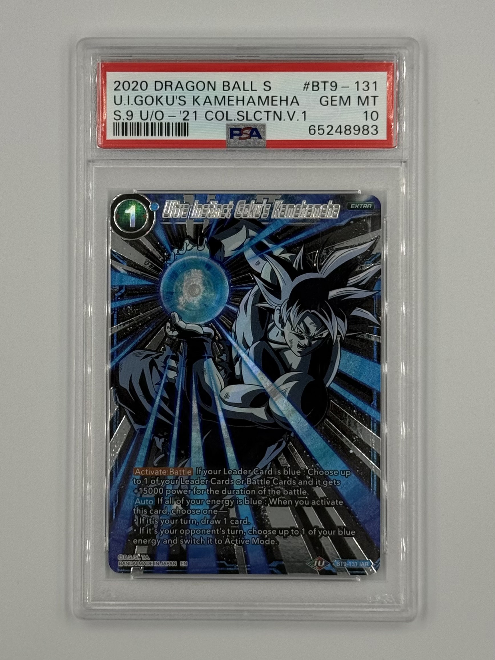 Ultra Instinct Goku's Kamehameha BT9-131 PSA 10 - Billede 1