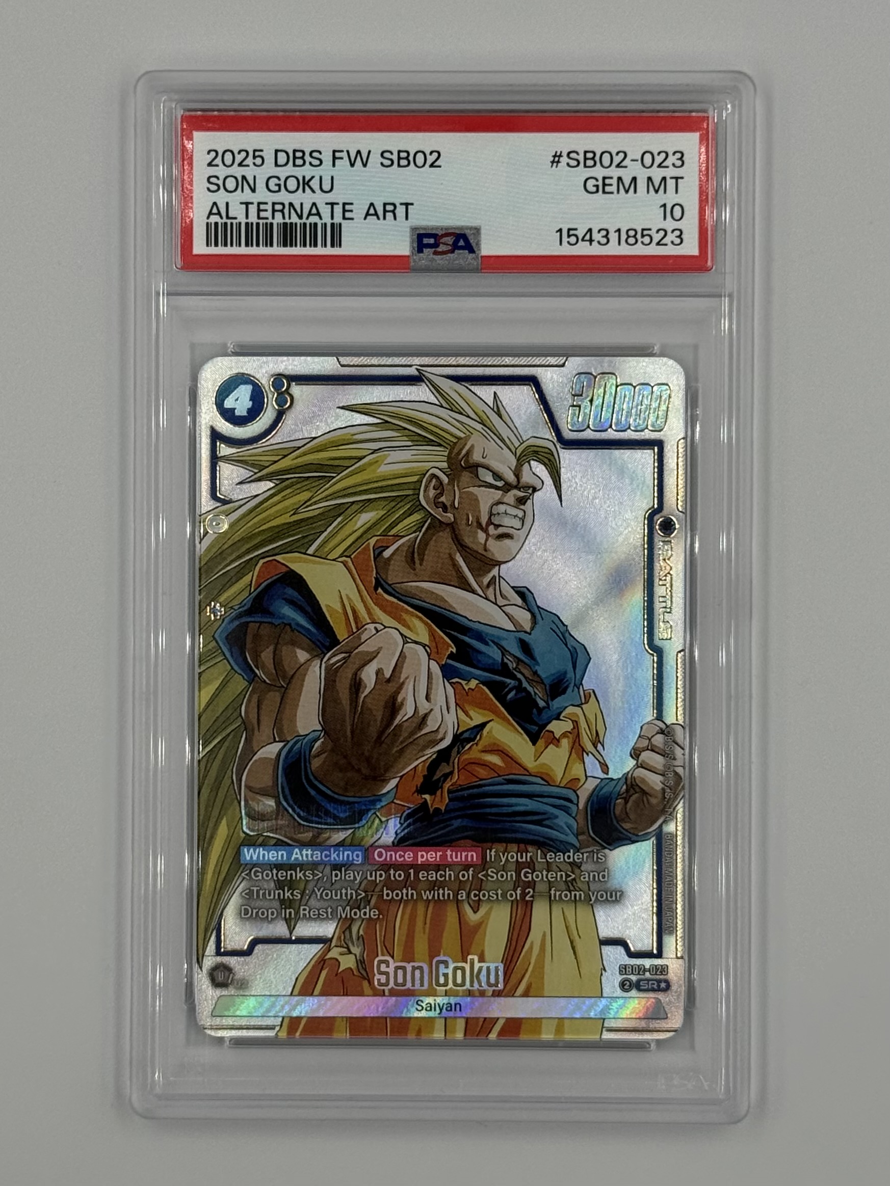 Son Goku SB02-023 PSA 10 - Billede 1