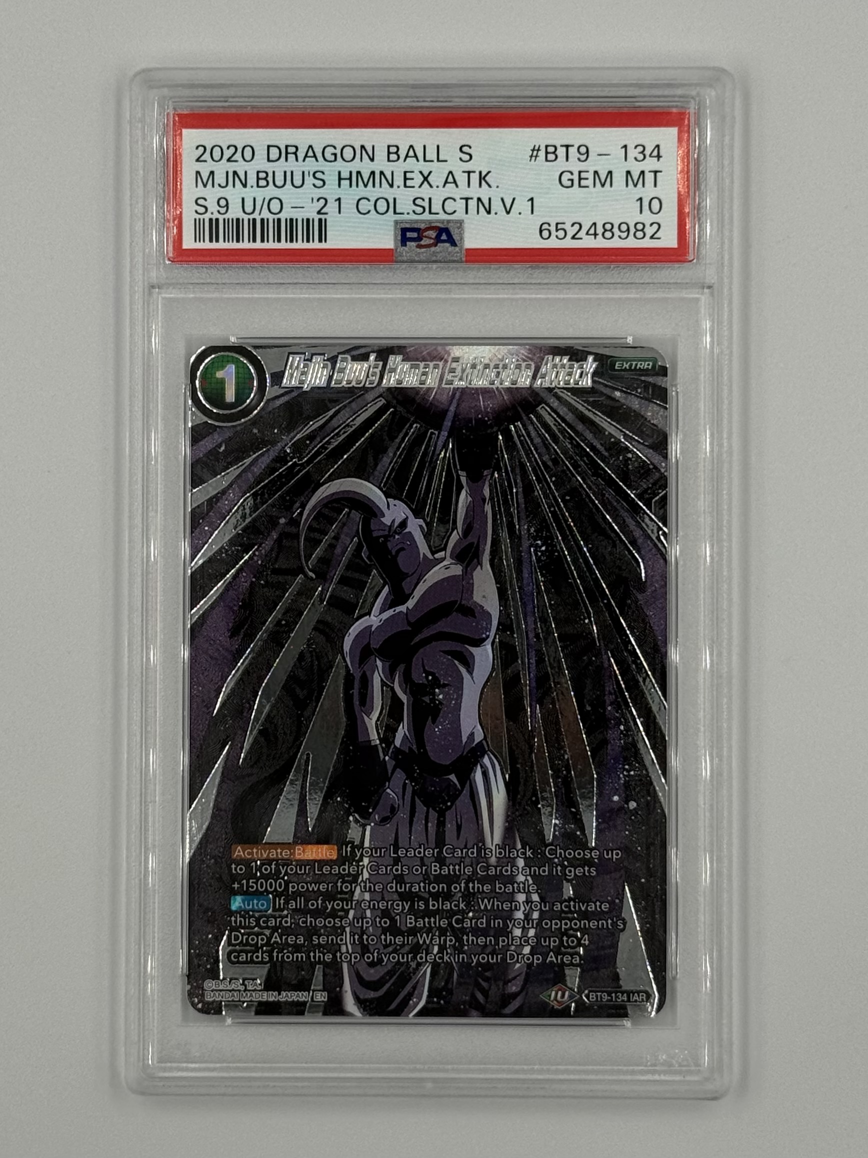 Majin Buu's Human Extinction Attack BT9-134 PSA 10 - Billede 1